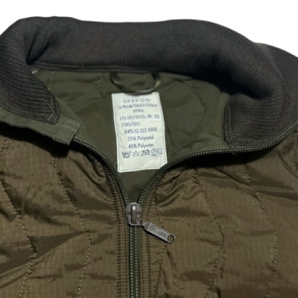 EUC GE Spekon German Army Bundeswehr Parka Liner Cold Weather Quilted Jacket XL - Picture 4 of 10
